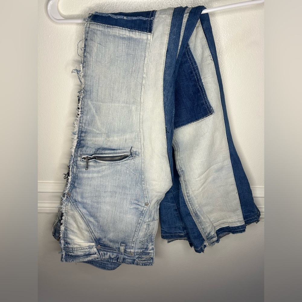 Legacy Two-Tone Blue and White Men Jeans stacked